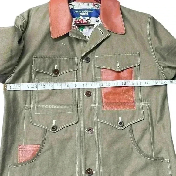 JUNYA WATANABE MAN Jacket With Leather Trim - Picture 12 of 12